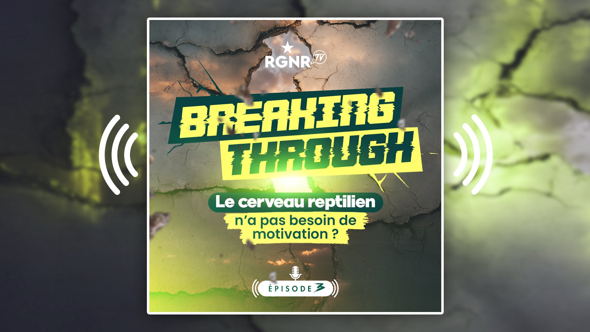 PODCAST - Breaking Through — Épisode 3 - Le cerveau reptilien n'a pas besoin de motivation ( Rational Recovery)