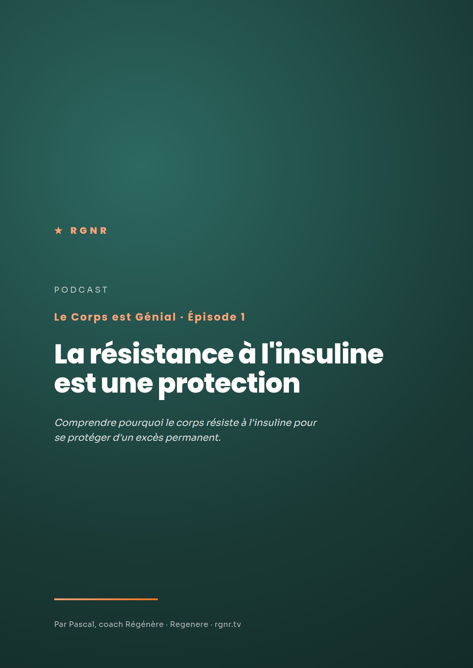 La résistance à l'insuline est une protection — PDF