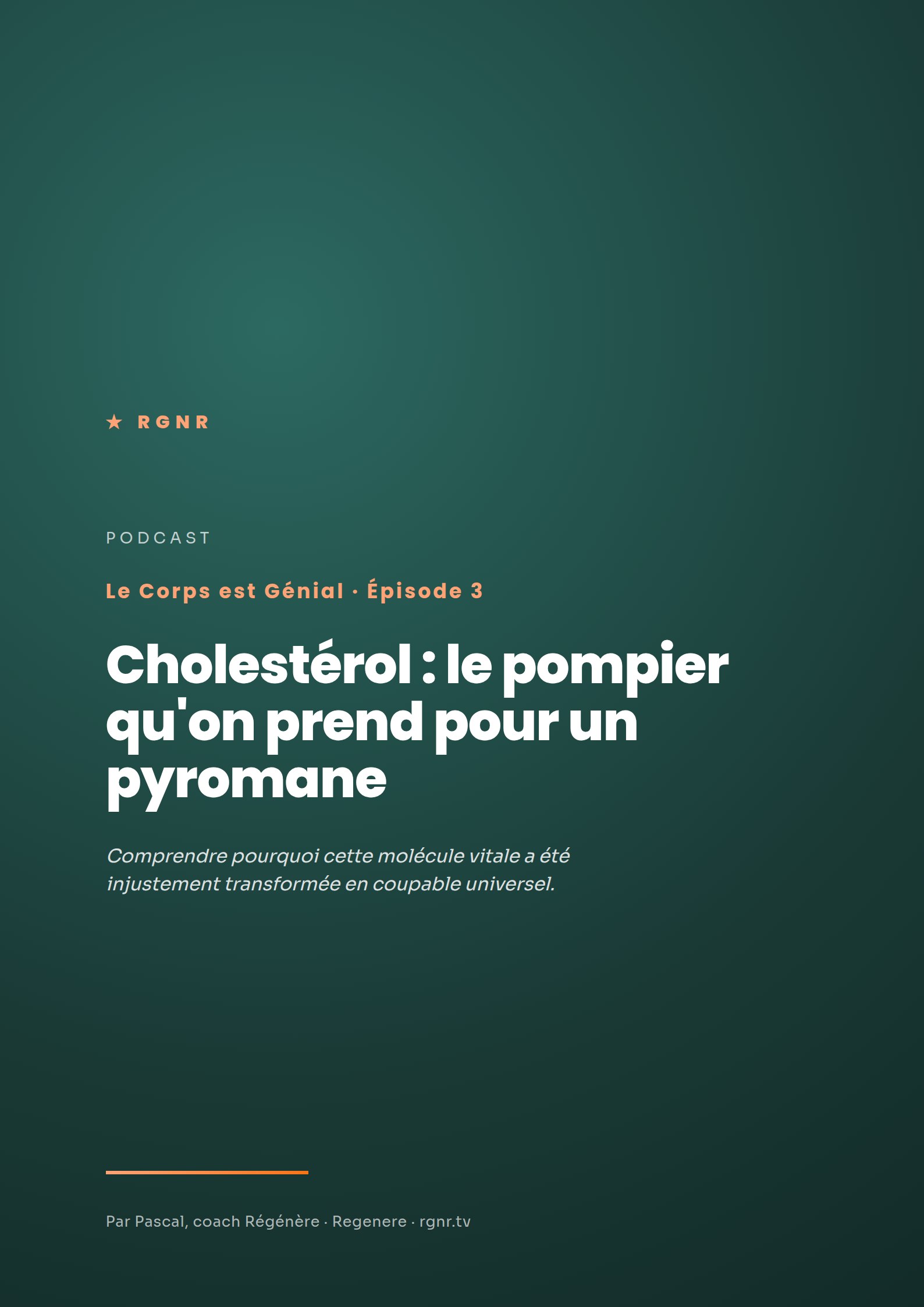 Cholestérol : le pompier qu'on prend pour un pyromane — PDF
