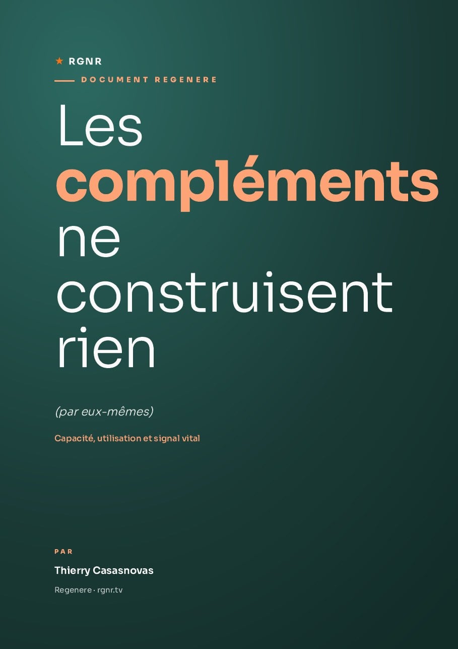 Les compléments ne construisent rien, le livret PDF